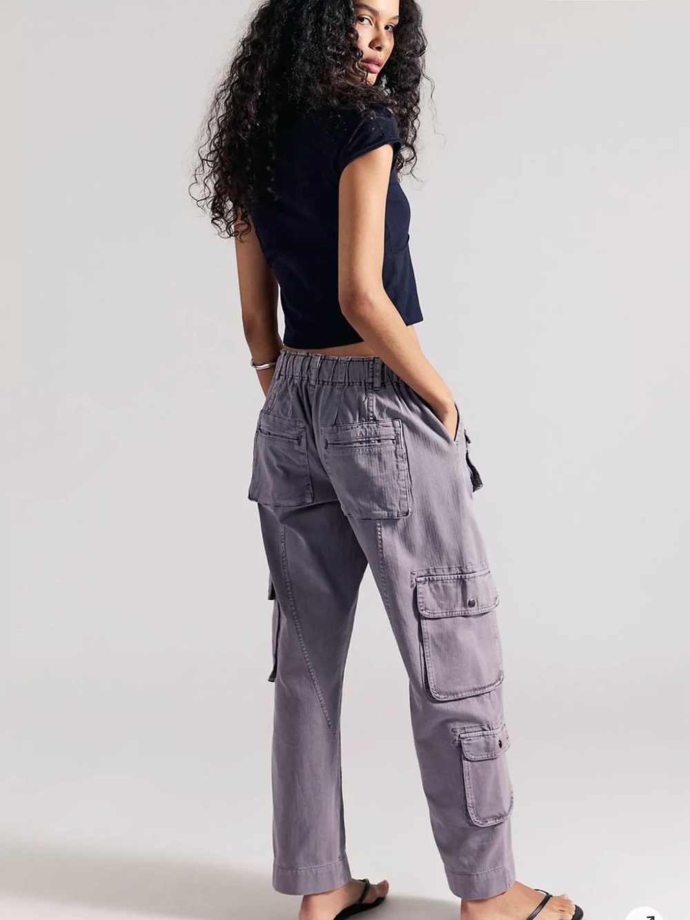FREE PEOPLE ASHBLOWN TAHITI CARGO PANTS SIZE XS!! LIKE NEW!! - Picture 2 of 8